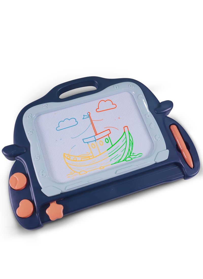 BAYBEE Baybee Magnetic Drawing Board Slate for Kids, Erasable Doodle Boards Magic Slate for Kids Toys with 2 Shapes & Pen | Learning Writing Pad Board | Drawing Board Magic Slate Toys For Kids 3+ Years  - Image 1