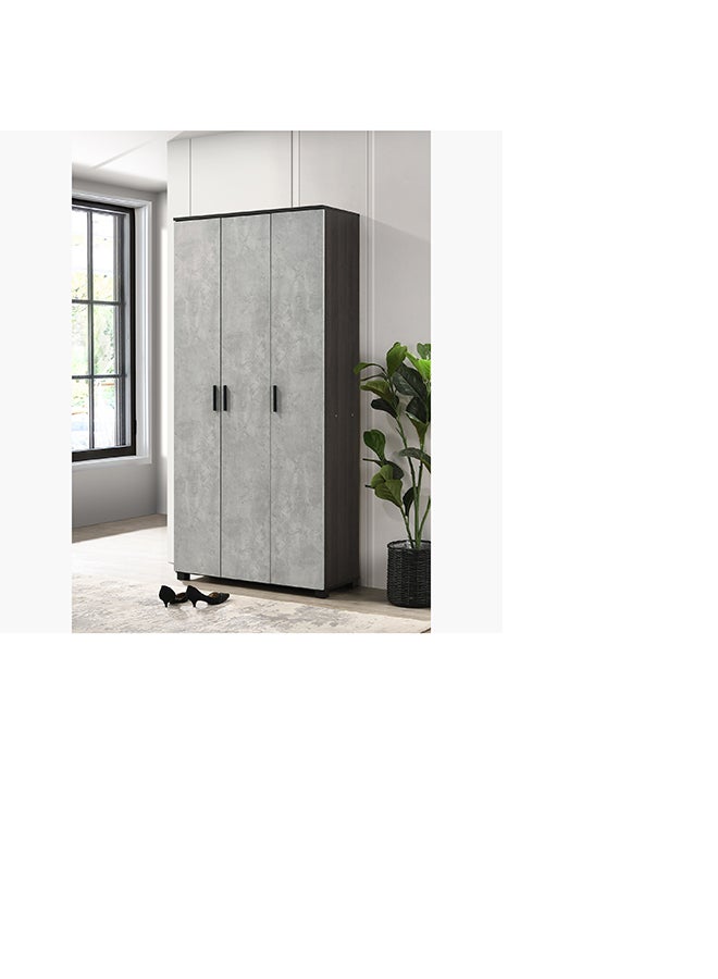 Home Box Capri 44-Pair Tall 3-Door Shoe Cabinet 90 x 189 x 37 cm - Image 1