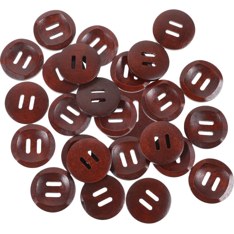 Cute Buttons Sewing, Durable Wooden Cartoon Buttons for DIY Projects, Vintage Style - Image 4