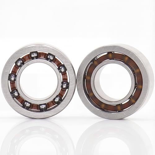 FUSHIBEARING R188 Open Deep Groove Ball Bearing, 1/4" mmx1/2 mmx3/16 mm Fidget Spinner Bearing with Nylon Caged (10 PCS) - Image 3