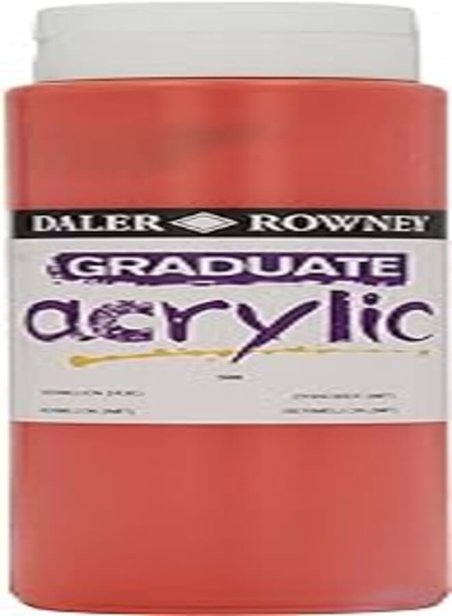 Daler Rowney GRADUATE ACRYLIC Paint-Vermilion Hue