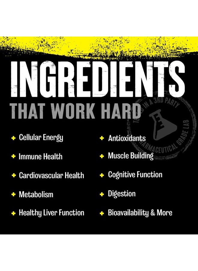 ANIMAL Pak - Vitamin Powder with Zinc, Magnesium, Amino Acids and More - Digestive Health, Immune Booster and Focus Support - Multivitamin for Men and Women - Spectra and 85+ Nutrients - 60 Scoops  - Image 4