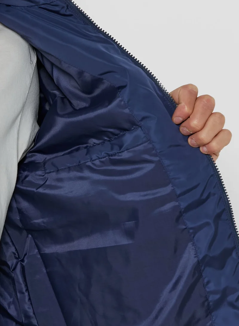 Seventy Five Quilted High Collar Jacket