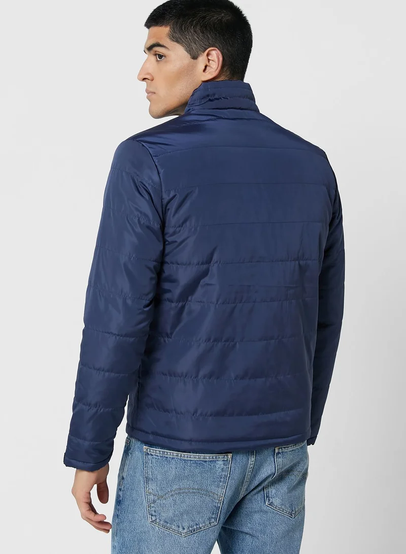 Seventy Five Quilted High Collar Jacket
