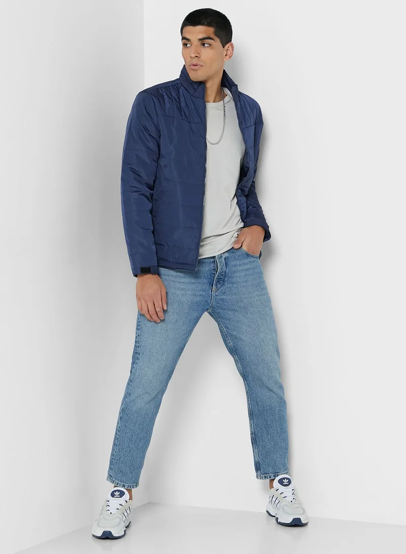 Seventy Five Quilted High Collar Jacket