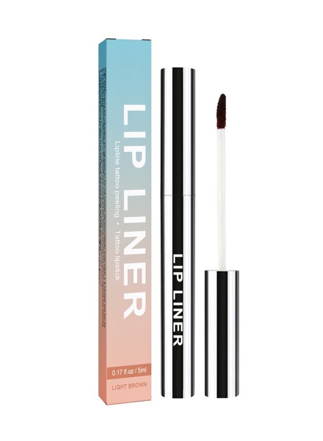 إيلهو محدد شفاه، لون شفاه مقاوم للماء، لا يتلطخ، فرشاة شفاه قابلة للتقشير - Image 1