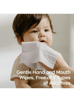 Babycare Babycare - Baby Wipes, Pack of 6 (80 pcs each), BPA-Free, Alcohol-Free, Hypoallergenic, Soft and Thick, Moisturizing Formula, Gentle on Sensitive Skin, Non-Toxic, Dermatologist-Tested, Resealable Packs, Fragrance-Free, Newborn-Safe, Ideal for Diaper Changes, Home and Travel Use  - Image 4