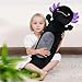 Dalmao 28 inch Black Axolotl Stuffed Animal Cute Long Body Cuddle Squishy Pillow Big Axolotl Plushies Toy Gifts for Kids Boys for Birthday Halloween Christmas - Image 4