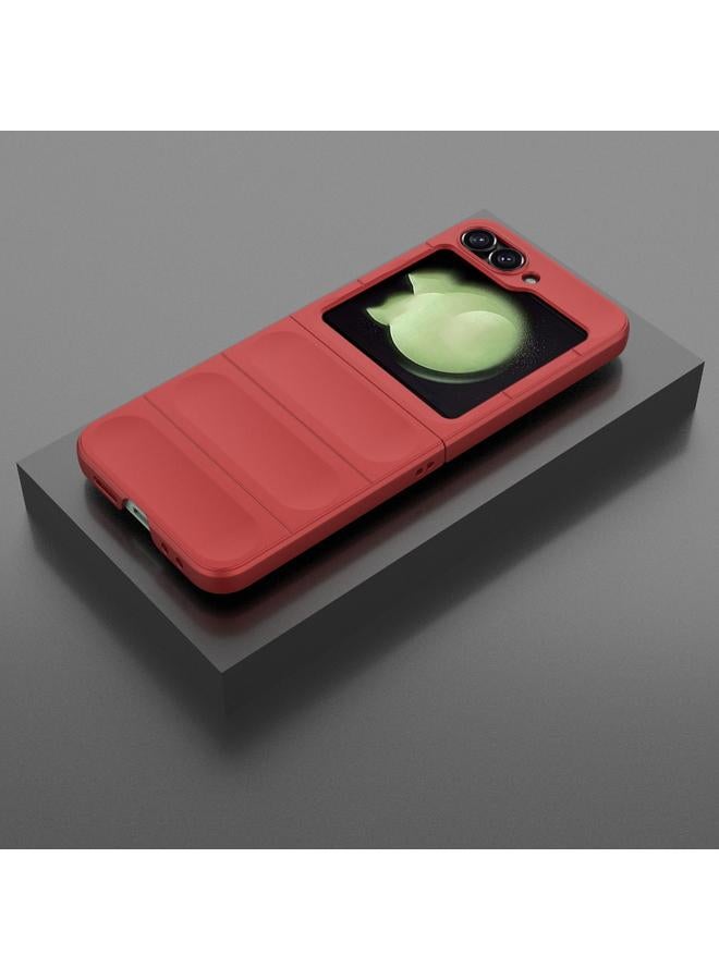 اس-توب جراب لهاتف Samsung Galaxy Z Flip6 Magic Shield Fold PC جراب هاتف مقاوم للصدمات - Image 2