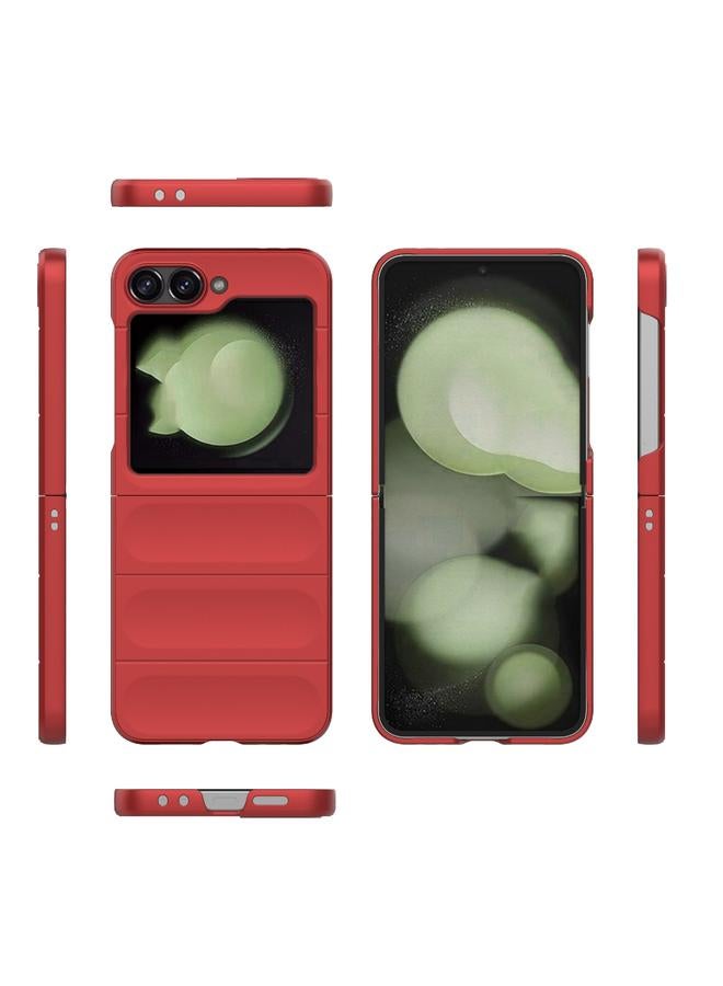 اس-توب جراب لهاتف Samsung Galaxy Z Flip6 Magic Shield Fold PC جراب هاتف مقاوم للصدمات - Image 3