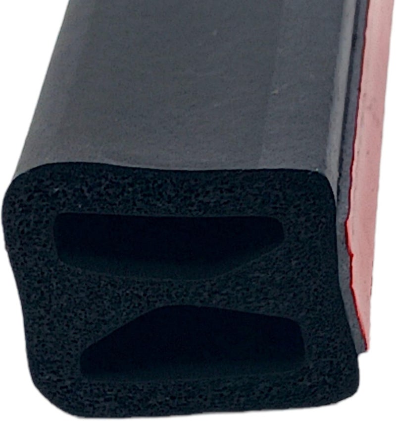 ESI Front Rail Seal XL 5 1/2' EPDM Rubber - Image 5