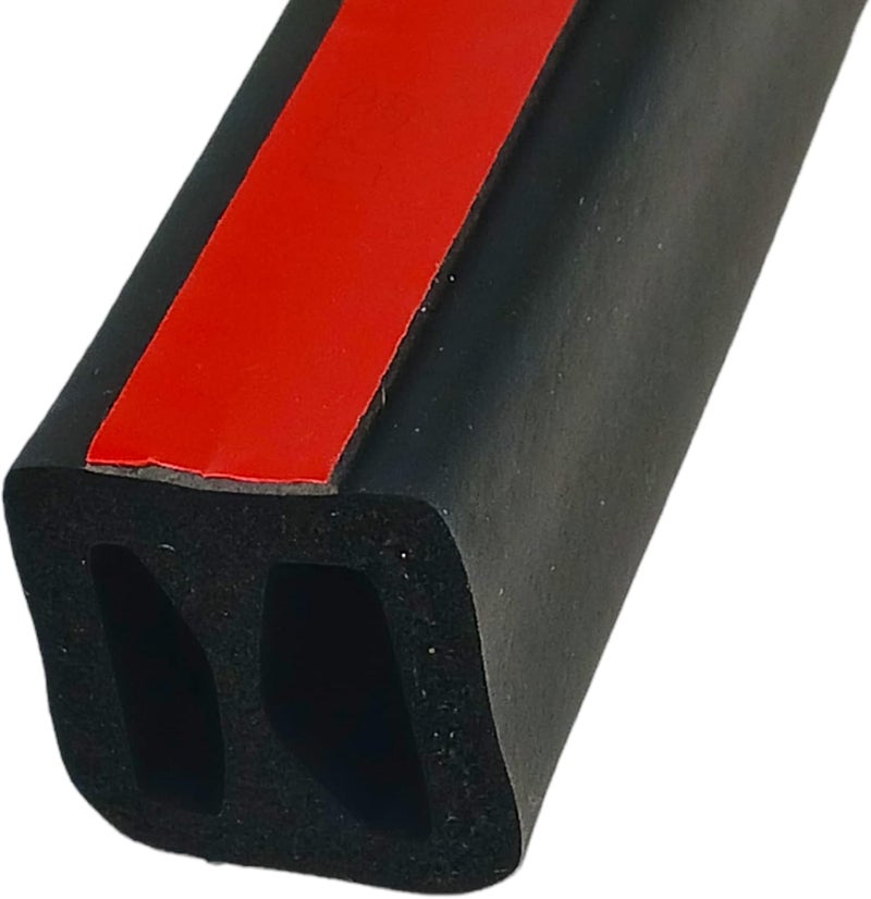 ESI Front Rail Seal XL 5 1/2' EPDM Rubber - Image 1