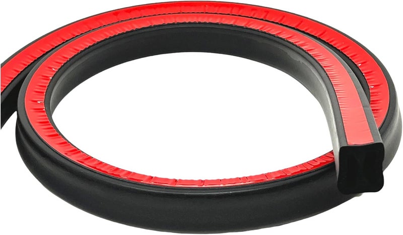 ESI Front Rail Seal XL 5 1/2' EPDM Rubber - Image 3