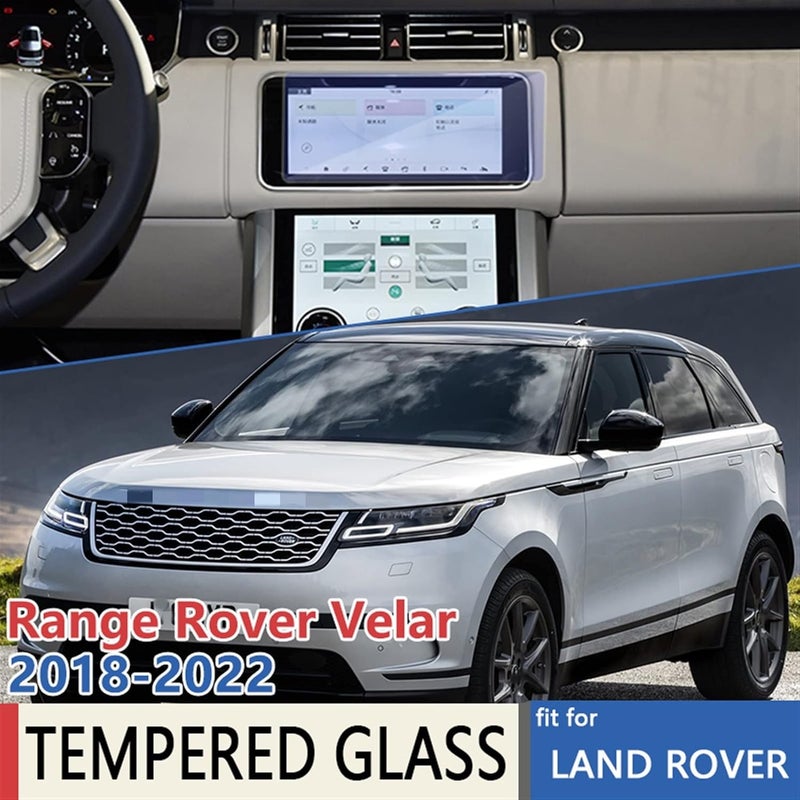 cheekyglo for Land Rover Range Rover L405 Velar L560 Sport L494 28~2022 Car Navigation Film Screen Protector Tempered Glass Accessories (Color : Rear LCD Screen, Size : 2sets)2sets Rear LCD screen - Image 2