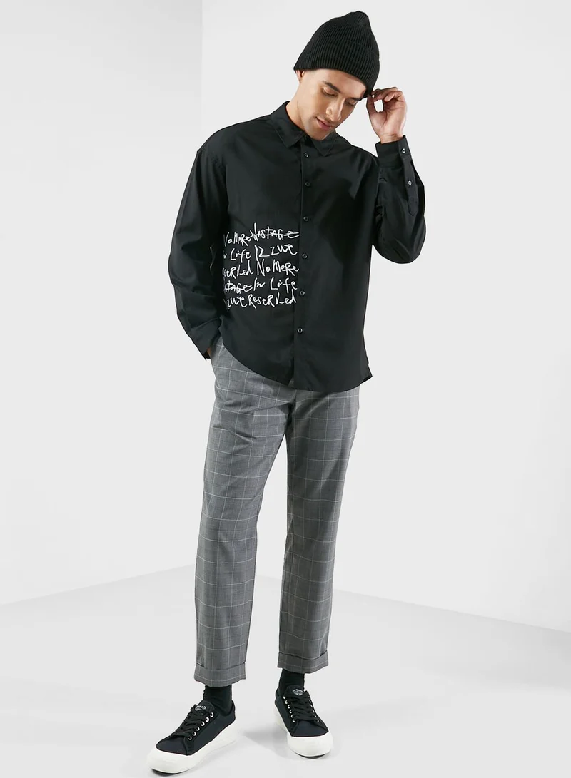 izzue Rayon Logo Shirt