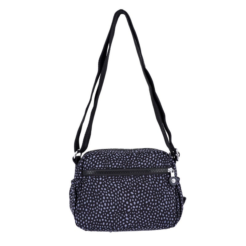 CAPRICE COLLECTION Unisex Small Crossbody Bag – Black , Compact, Water-Resistant Nylon, 3L - Image 2