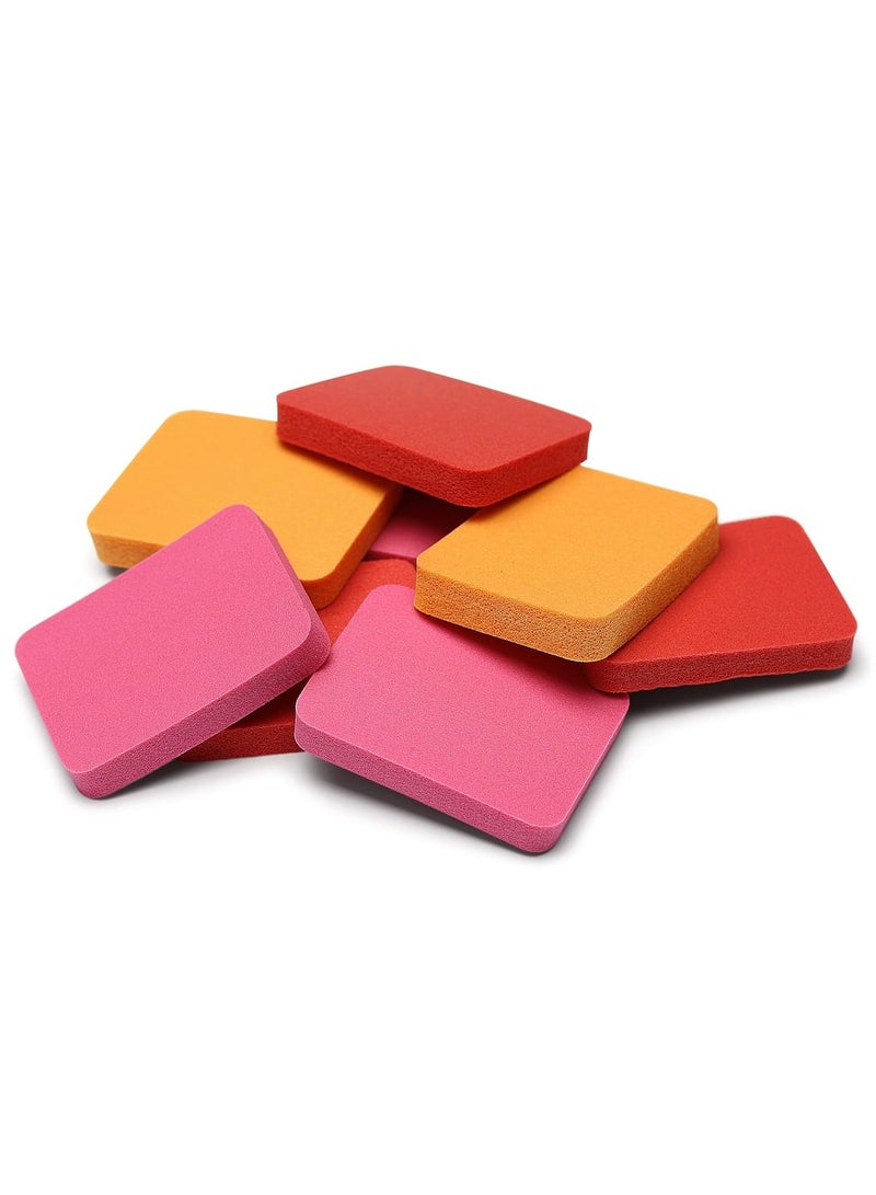 Colorbar Fair and Square Foundation Sponges Pack of 8 Latex Free Evenly Blend Mousse Cream Liquid Compact Foundation - Image 2