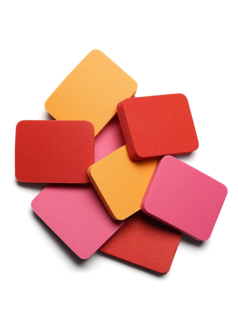 Colorbar Fair and Square Foundation Sponges Pack of 8 Latex Free Evenly Blend Mousse Cream Liquid Compact Foundation - Image 3