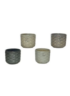 Kaemingk Kaemingk Terracotta Planter – Assorted Designs, Rustic Indoor/Outdoor Plant Pot, 1 Piece 