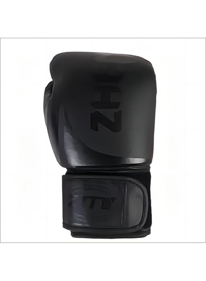 Obsidian Black Boxing Gloves,10 Oz 45-70kg for Adults,Suitable for Hand Lengths of 16-20cm,Used for Boxing Training and Other Sports Training(Obsidian Black) - Image 2
