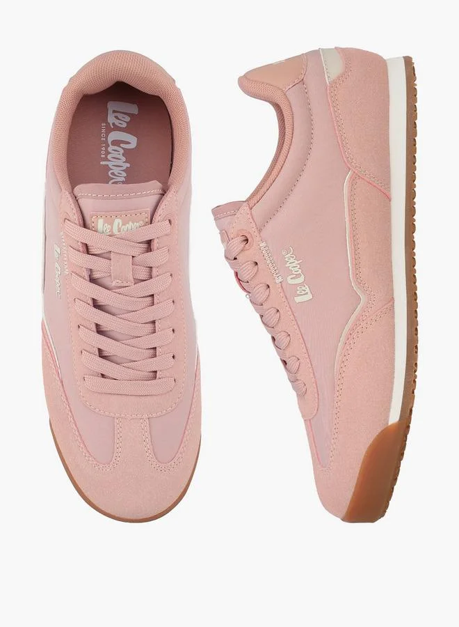 لي كوبر Women Logo Print Lace-Up Ankle Sneakers