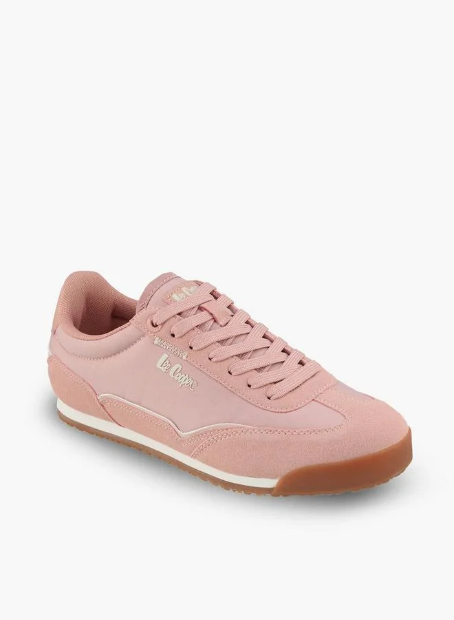 لي كوبر Women Logo Print Lace-Up Ankle Sneakers