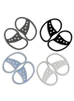 8 PCS Earbud Hooks, Ear Attachment Loop for Wireless Ear Hooks for Airpods Universal Earhooks for Airpods Earbuds Anti-Lost Secure, Anti-Slip Sports Ear Hooks, Comfortable Fit 27x48mm