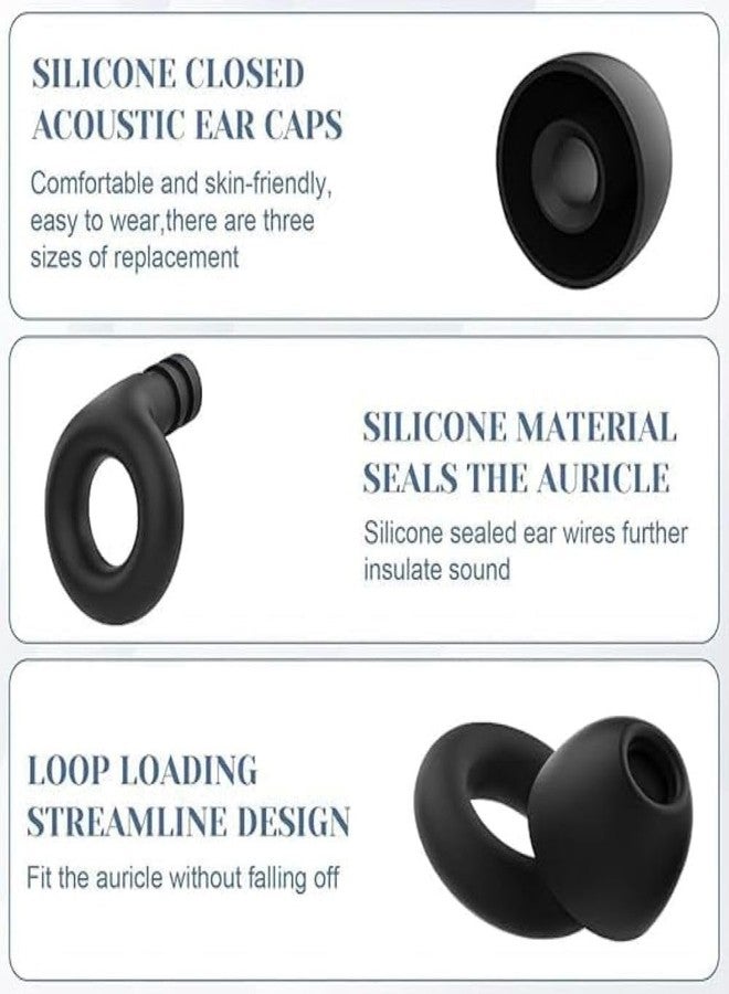 GOMNIK Noise Cancelling Silicone Ear Plugs for Sleeping, Studying, Travel & Flights - Reusable Soft Earbuds with 6 Comfort Tips - Sound Blocking Earplugs for Daily Use - Image 5