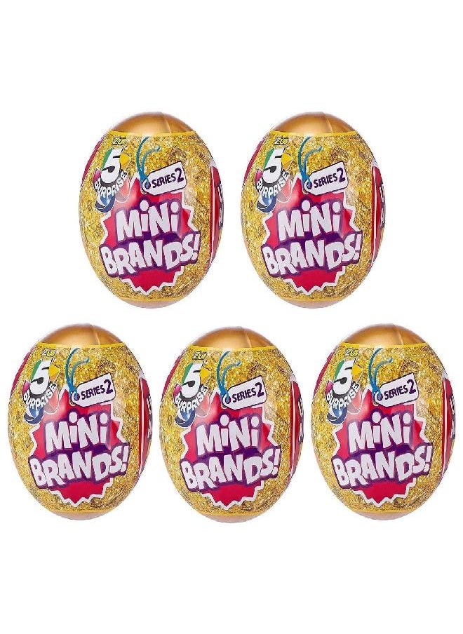 ZURU TOYS 5 Surprise Mini Brands Series 2 - 5 Ball Bundle  - Image 4