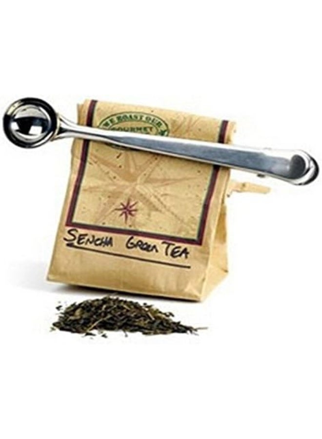 Rubik Measuring Dig Spoon With Bag Sealing Clip, Stainless Steel Tablespoon Scoop For Coffee, Milk Powder, Seasoning, Spices - Image 3