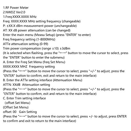 Walfront 1M-8G Power Meter Power Attenuation Set Digital Display Strength Module Radio Frequency Power Meter - Image 4