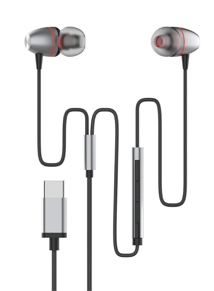 هوت تو HOTTU Super Solid Bass HF07 Wired Handsfree With Mic typec