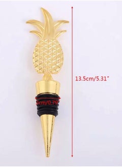 BLUE CORAL Wine Stopper Pineapple Shaped Birthday Party Wedding Anniversary Wine Fresh-keeping Stopper Ideal Gift Bar Accessories Kitchen Tools (Pineapple)  - Image 4
