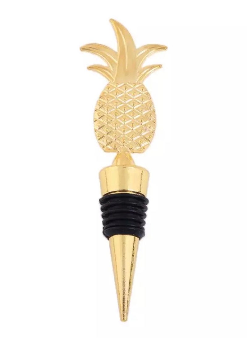 BLUE CORAL Wine Stopper Pineapple Shaped Birthday Party Wedding Anniversary Wine Fresh-keeping Stopper Ideal Gift Bar Accessories Kitchen Tools (Pineapple)  - Image 3