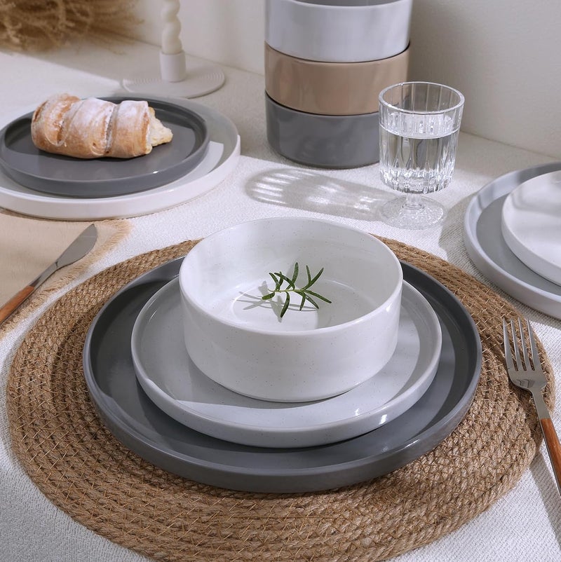 Famiware طقم أطباق وأوعية فامي وير نيبولا 12 قطعة أطقم أدوات المائدة لأربعة أشخاص متعددة الألوان - Image 5