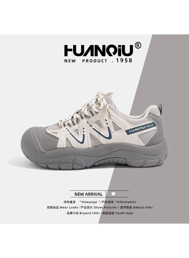 HUANQIU 1958 New Arrival Women's Mesh Outdoor Sneakers - Breathable Non-Slip Casual Shoes for Daily Wear 38SIZE