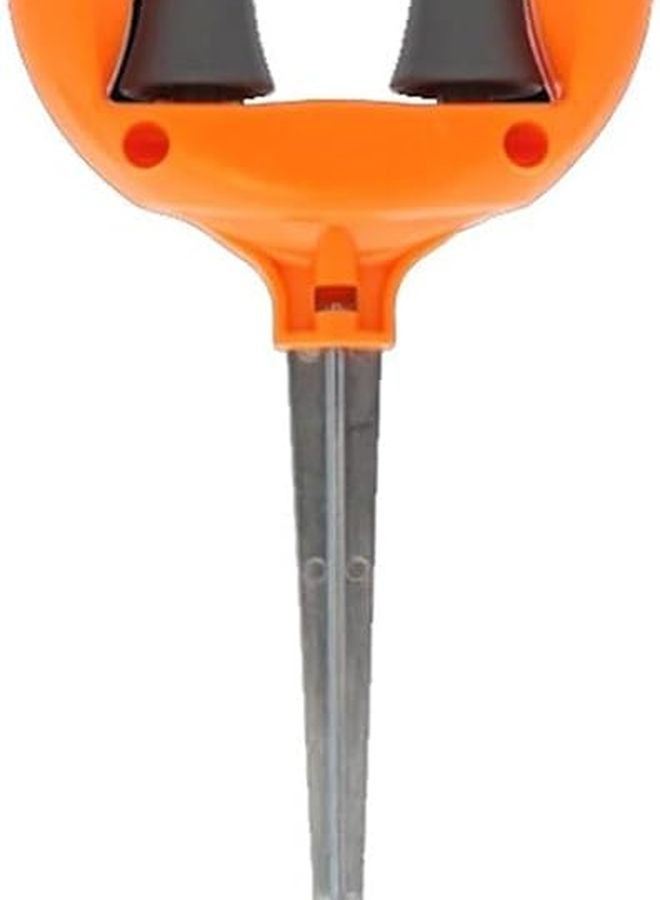 أوتاد دليل خرطوم الحديقة مع نظام سبايك متعدد الأغراض ونظام الأسطوانة باللون البرتقالي مقاس 27×12×3 سم - Image 1