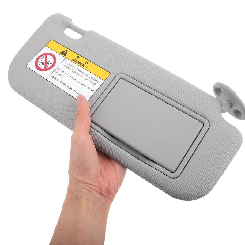 Sun Visor للسيارة مع مرآة الماكياج يمين الاستبدال الجانبي للركاب يعزز الراحة سهلة التثبيت الظل التلقائي للسيارات لمختلف المركبات - Image 2