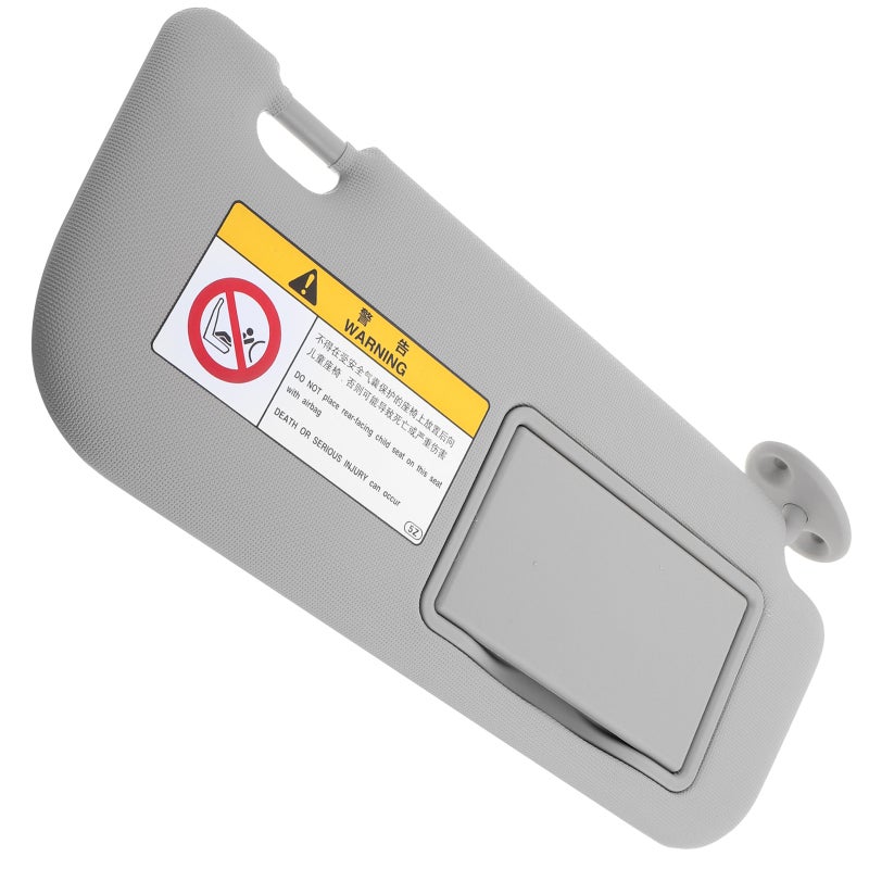 Sun Visor للسيارة مع مرآة الماكياج يمين الاستبدال الجانبي للركاب يعزز الراحة سهلة التثبيت الظل التلقائي للسيارات لمختلف المركبات - Image 1