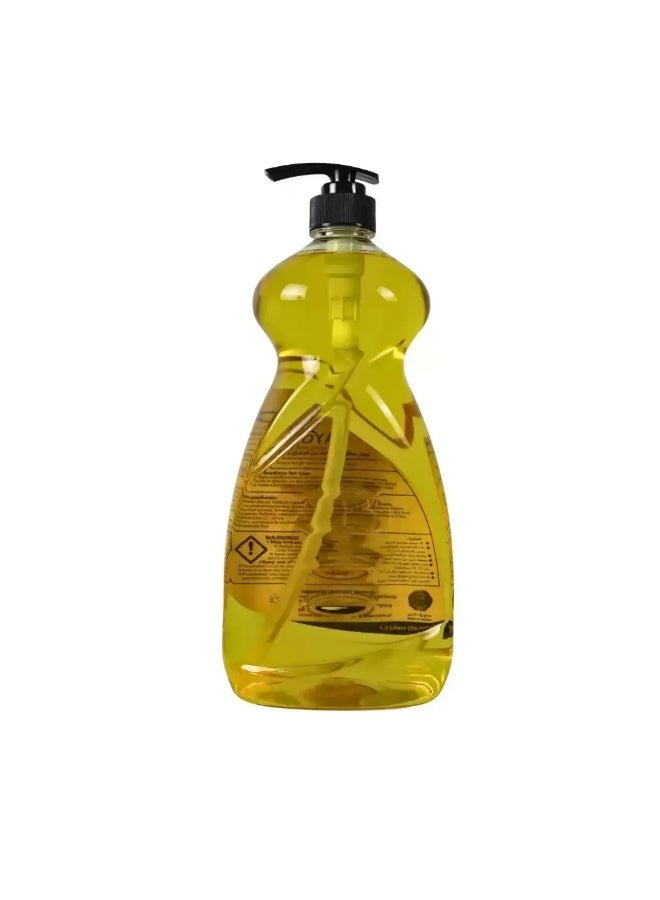 Loyal 5 in 1 Dishwashing Liquid With Ginger And Lemon, Natural Enzymes- 1.5Ltr - Image 2