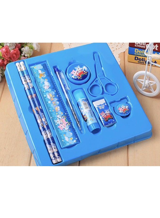 Creative Pencil Set Children's Stationery Set Gift Box Learning Supplies Primary School Prizes Activity Gifts Essentials Supplies Kit Supplies for Girls Boys and Student Good Gift For Children Pink - Image 3