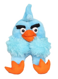 Tickles Standing Angry Bird Cartoon Character Soft Stuffed Plush Toy For Kids Birthday Gifts (Color: Blue Size: 30 Cm)  - Image 1