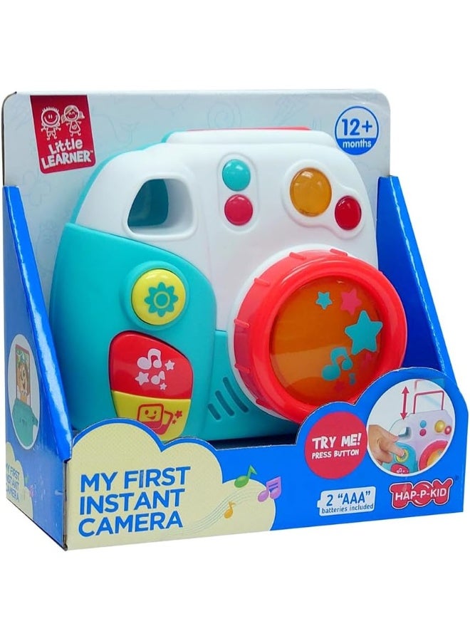 Happy Kids كاميرا المرح الصغيرة - وردي - ضوء وصوت، عدسة دوارة، ضوء وامض، 12 شهرًا وما فوق - Image 5