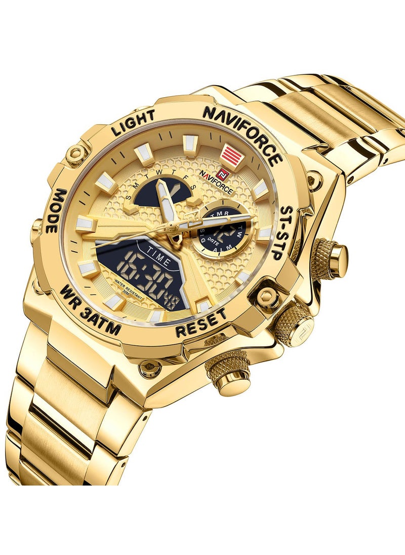 NAVIFORCE Naviforce Watch For Men NF9207-G-G-G  - Image 1