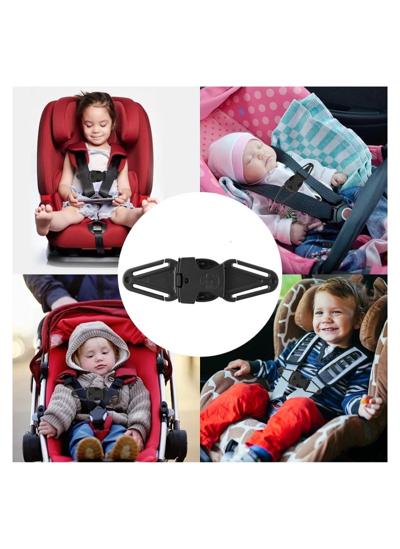 MIXDE 2 Pack Anti Escape Car Seat Safety Clip for Baby Harness Chest Clips Baby Car Seat Straps for Car Seat High Chairs Strollers Baby Reins  - Image 4