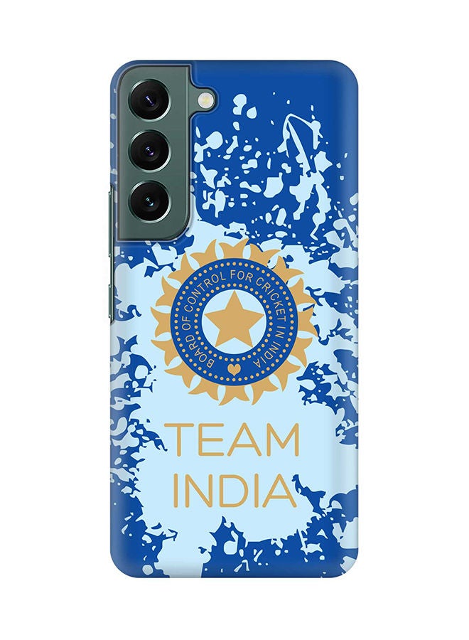 Stylizedd Case for Samsung Galaxy S22 5G Slim Snap Classic Series Shield Matte Finish Print - Team India - Image 1
