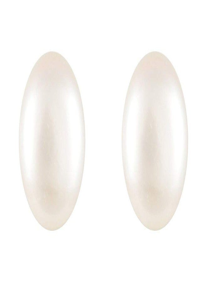 HOC 92.5 sterling silver orignal Freshwater White Pearl Stud Earrings for girls/women-Wear/Pearl Jewelry(8mm) - Image 2