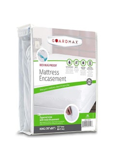 erorex 200Cm X 200Cm Bed Bug Proof Mattress Encasement Protector Zippered Style 100 Percent Waterproof Cover Hypoallergenic And Breathable Soft And Noiseless King Size 78X80X11 