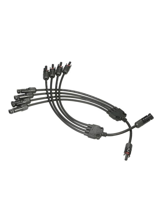 NIBEMINENT Solar Panel Adaptor Cable Connectors Black  - Image 1