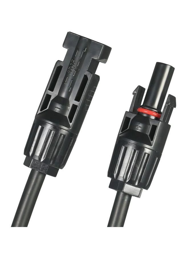 NIBEMINENT Solar Panel Adaptor Cable Connectors Black  - Image 2